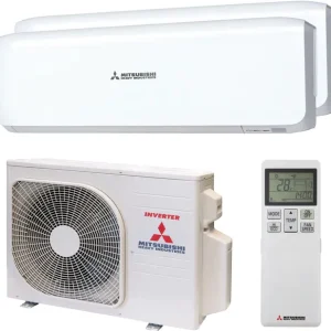 Aire acondicionado 2x1 MITSUBISHI 40ZS-07 3000+1720 fg