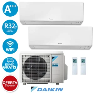 Aire acondicionado 2X1 Daikin (3000+2500fg) 2MXM50A + FTXM25R + FTXM35R